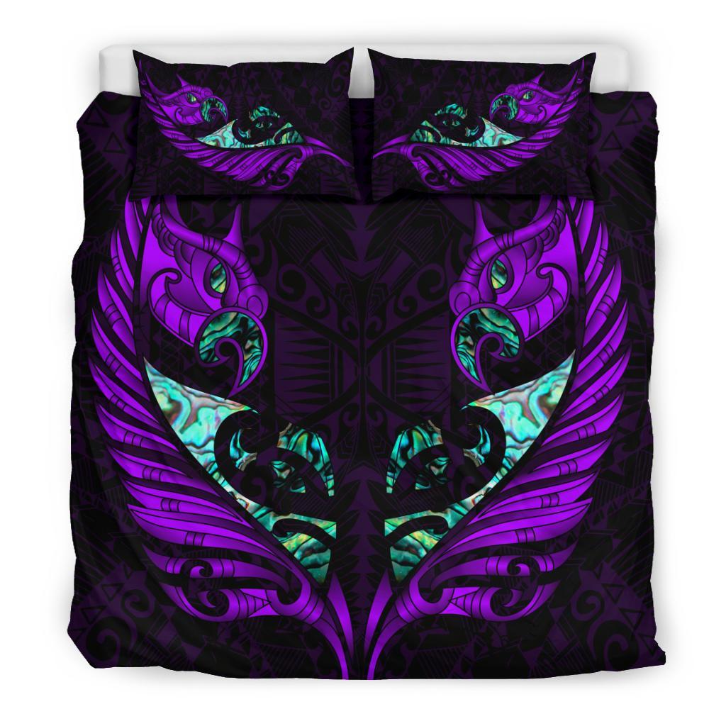 new-zealand-bedding-set-manaia-paua-fern-wing-violet