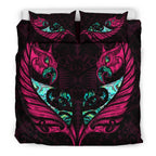 new-zealand-bedding-set-manaia-paua-fern-wing-pink