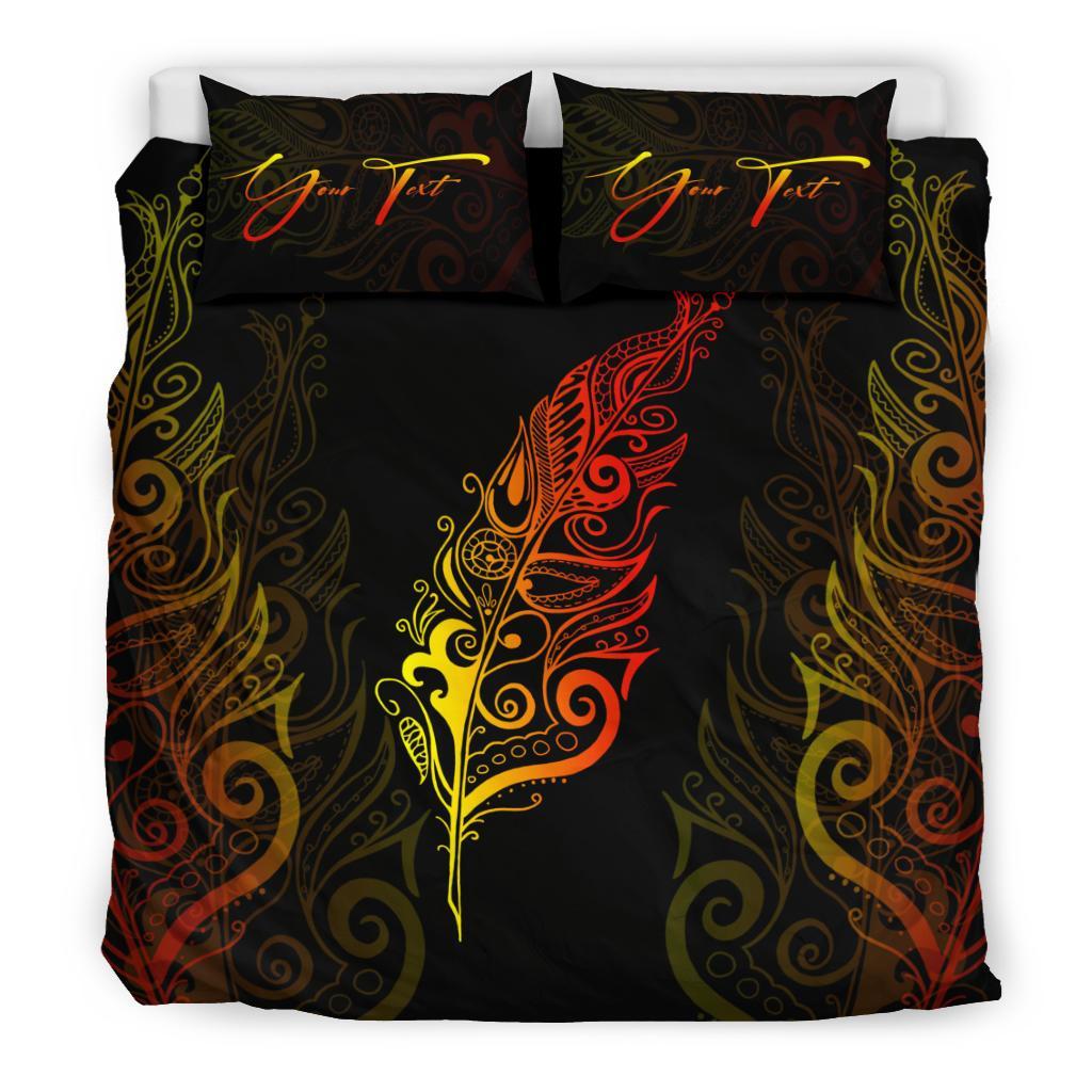 signature-custom-light-silver-fern-bedding-set-sunset-vibe