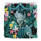 turtles-love-bedding-set-hibiscus-with-palm-leaves