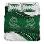 new-zealand-bedding-set-green-manaia-maori-silver-fern-duvet-cover-and-pillow-case
