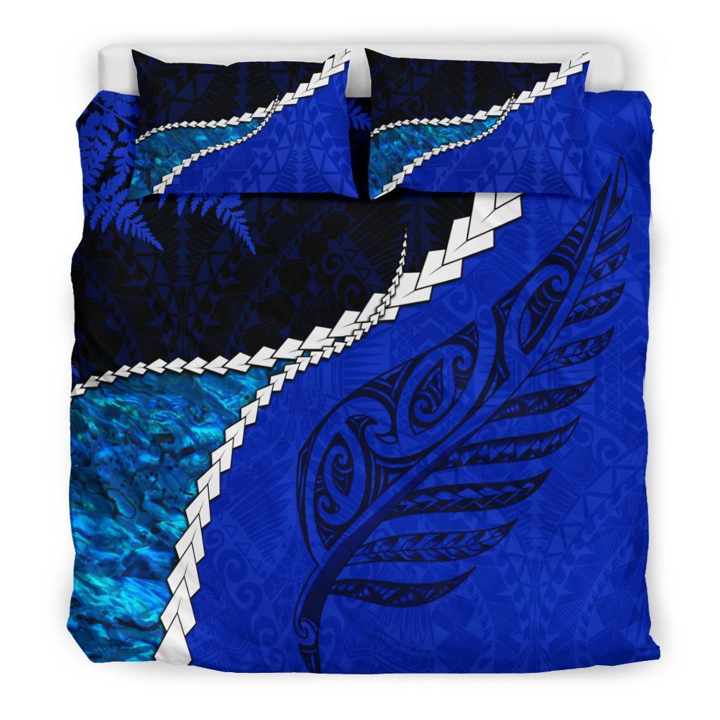 paua-shell-maori-silver-fern-bedding-set-cobalt