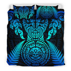 maori-face-fern-new-zealand-bedding-set-blue