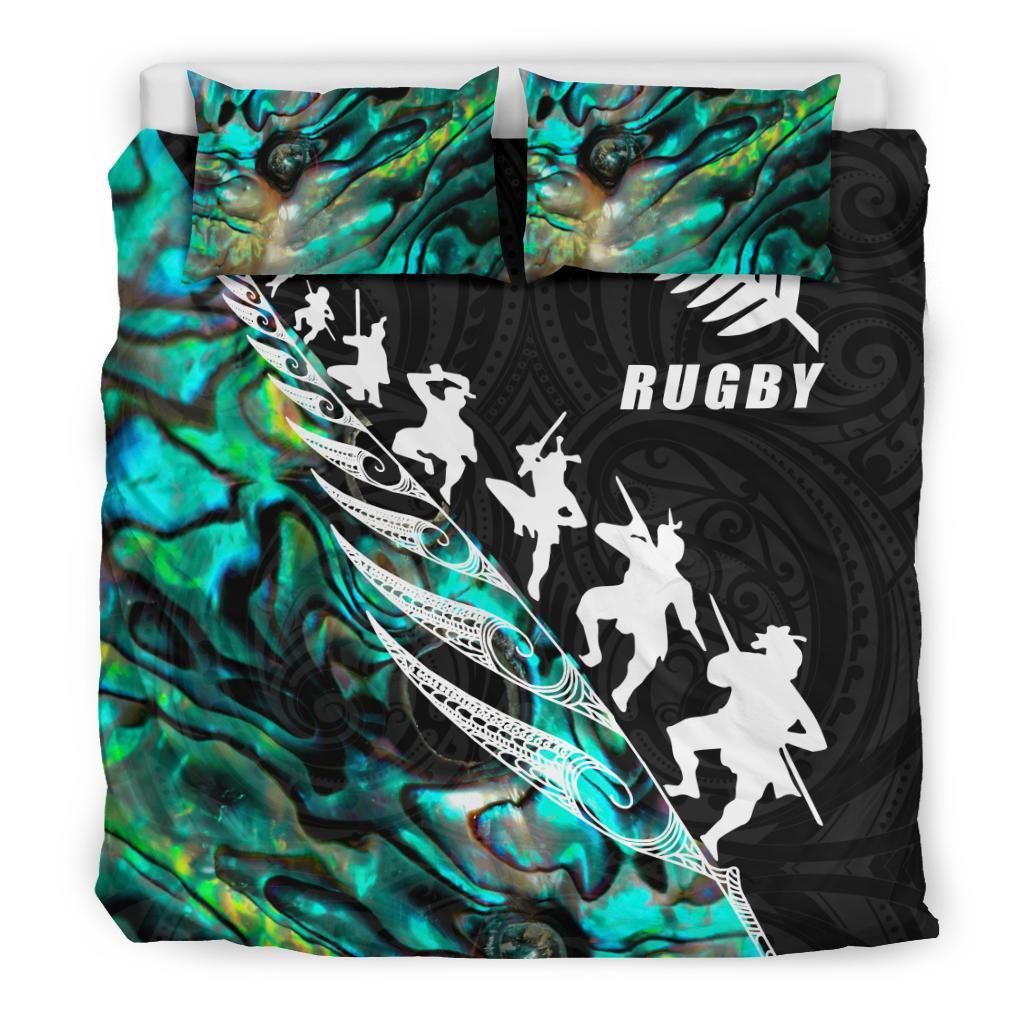 aotearoa-rugby-haka-fern-paua-shell-bedding-set