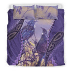 tui-bird-mix-kowhai-and-silver-fern-bedding-set-purple