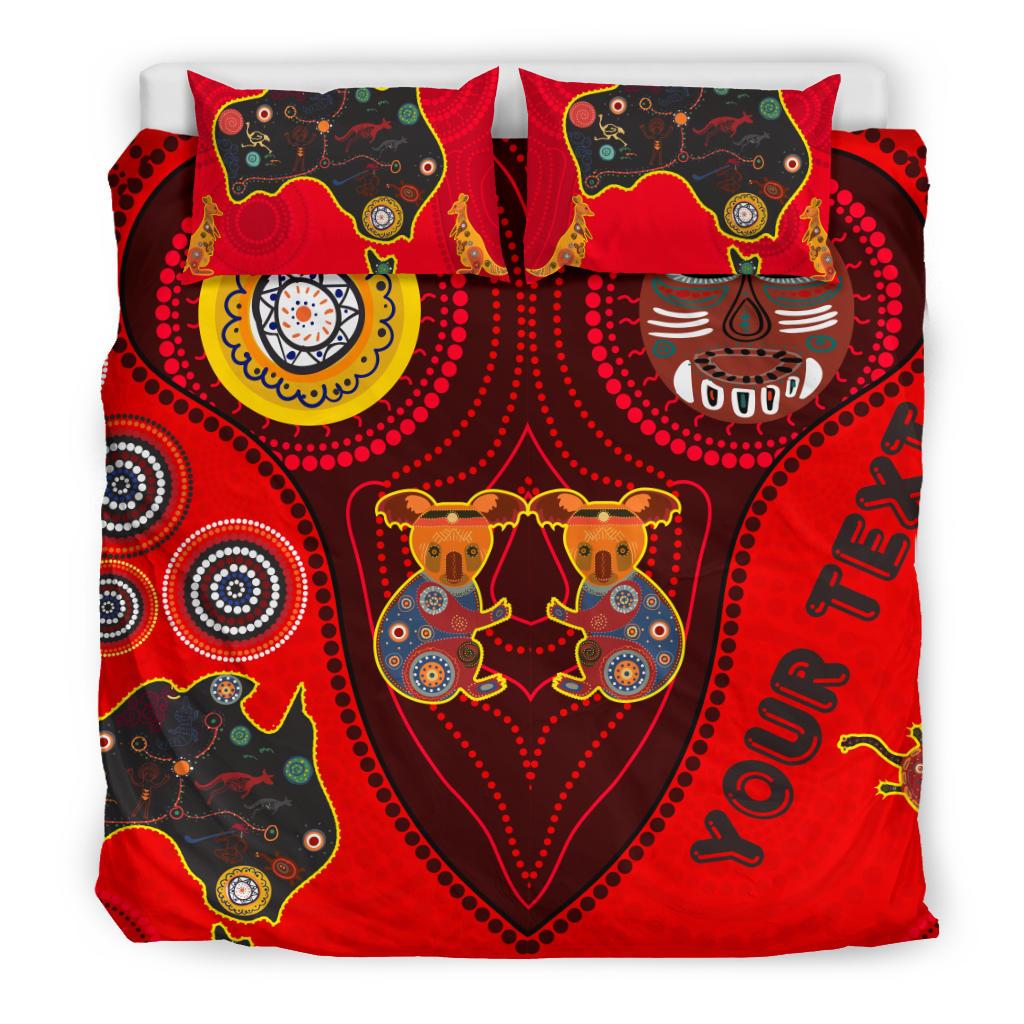 1saustralia-custom-bedding-set-aboriginal-animal-dot-pattern