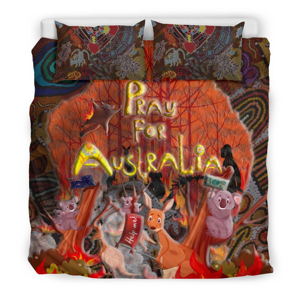 pray-for-australia-bedding-set-aboriginal-pattern-love-australia