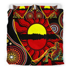 bedding-set-australia-aboriginal-dots-with-didgeridoo