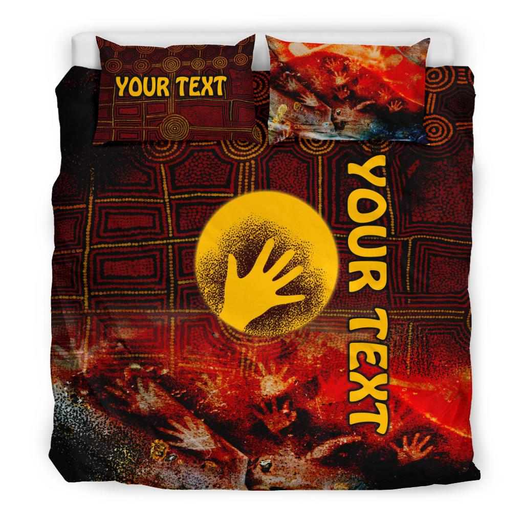 custom-aboriginal-bedding-set-indigenous-flag-hand-art