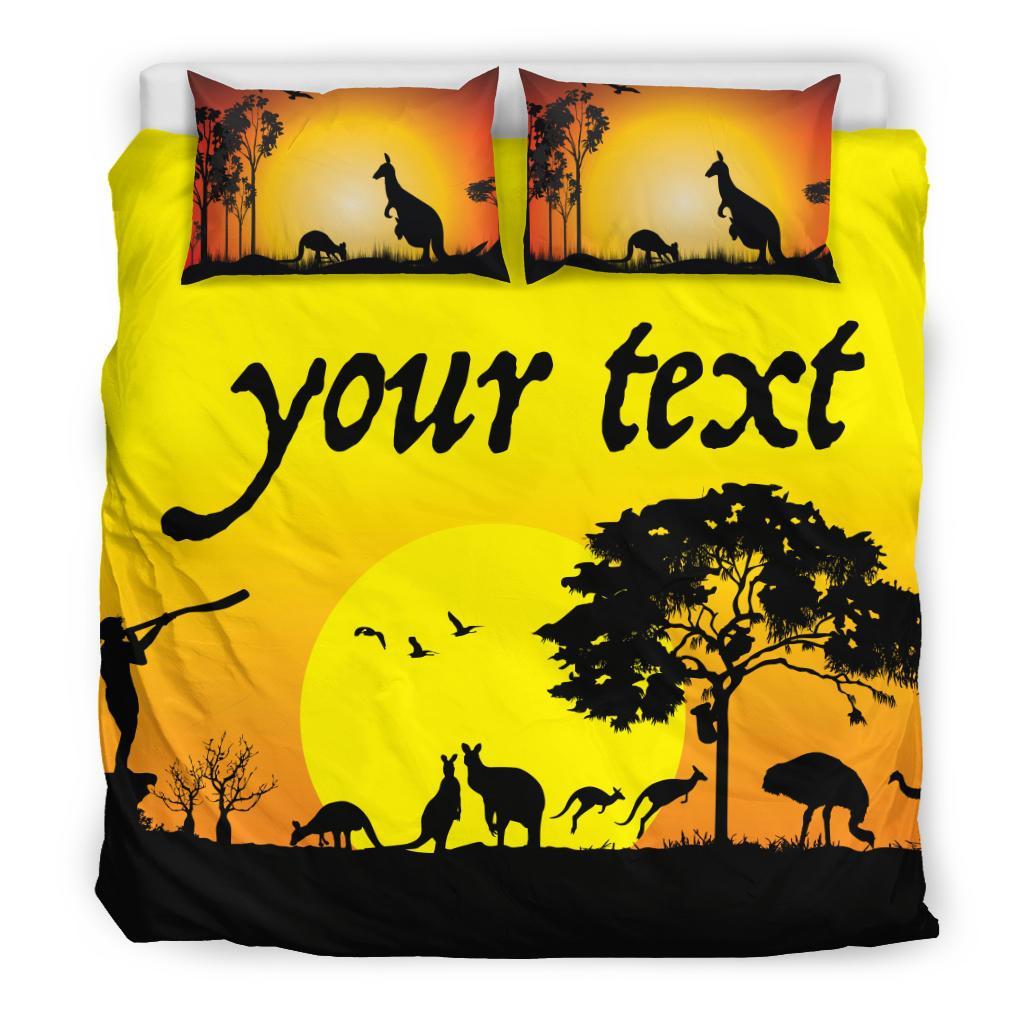 custom-text-bedding-sets-sunset-australia-view
