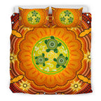 aboriginal-bedding-set-turtle-circle-dot-painting-art