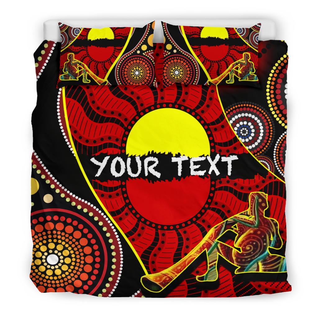 custom-1saustralia-bedding-set-australia-aboriginal-dots-with-didgeridoo