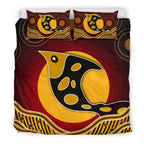 bedding-set-aboriginal-dot-patterns-fish