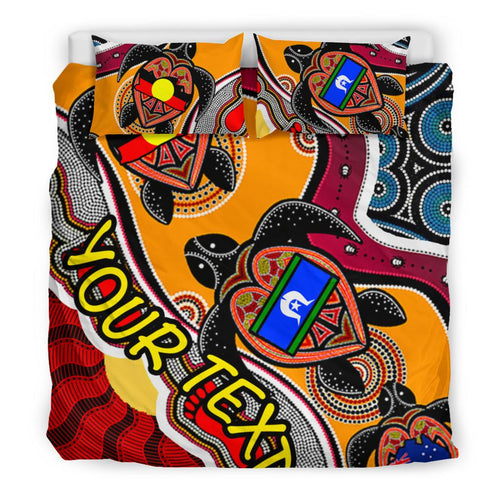 custom-1saustralia-bedding-set-australia-aboriginal-dots-with-turtle-and-naidoc-flags