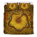 bedding-set-australian-aboriginal-snake-rainbow-serpent