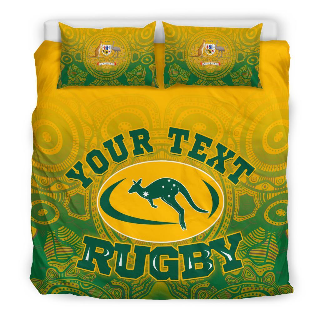 custom-aboriginal-bedding-set-australia-rugby-and-coat-of-arms