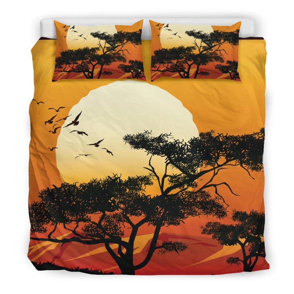bedding-set-sunset-and-tree-in-australia