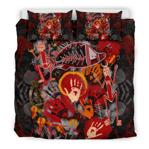 custom-aboriginal-bedding-set-indigenous-fish-hand-art