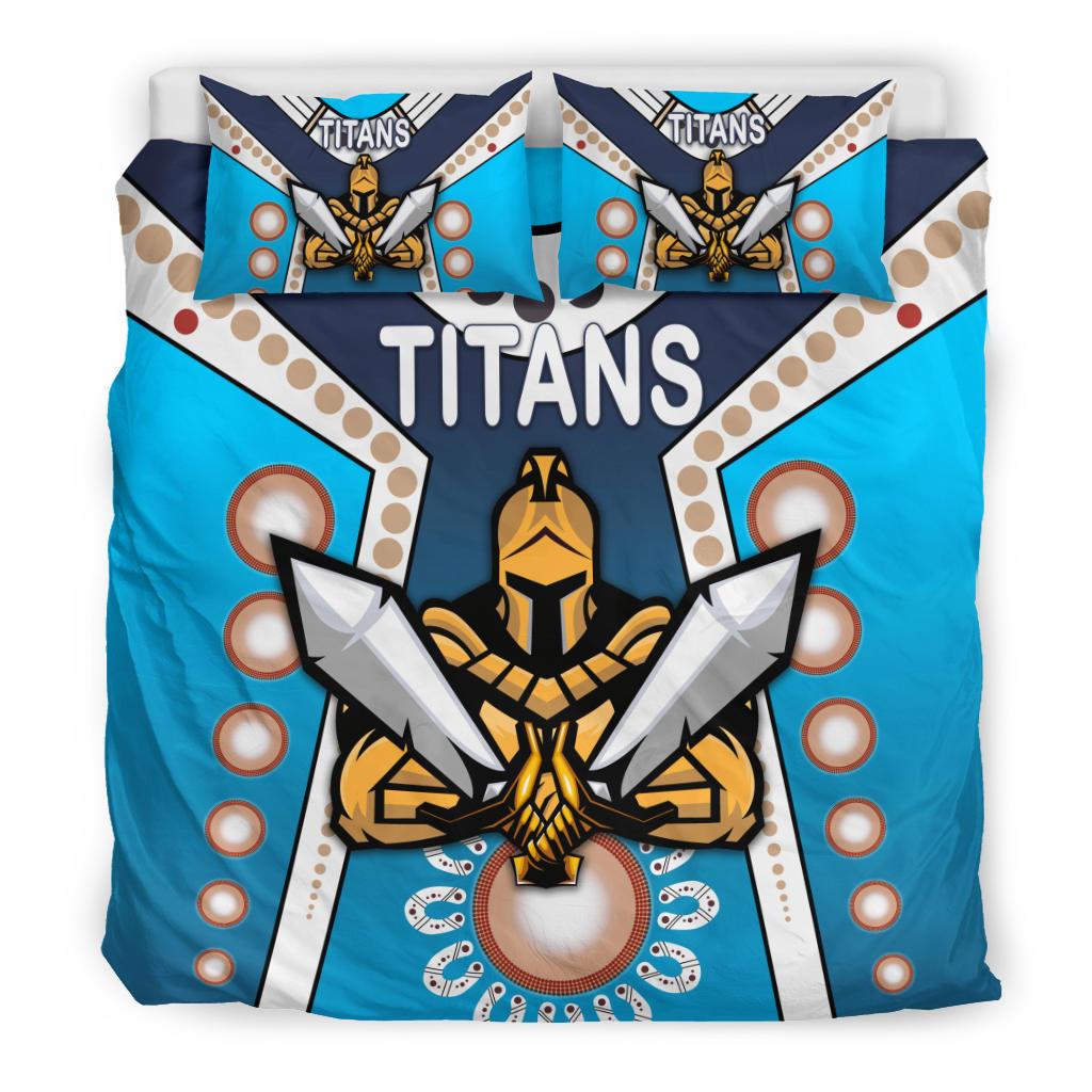 gold-coast-bedding-set-titans-gladiator-simple-indigenous