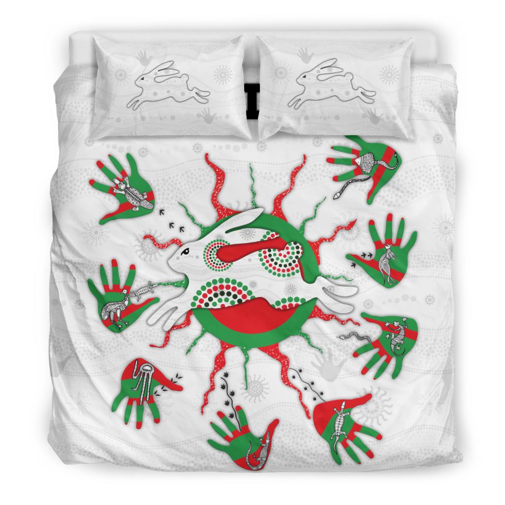 rabbitohs-indigenous-bedding-set-animals-aboriginal-1