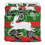 rabbitohs-indigenous-bedding-set-animals-aboriginal