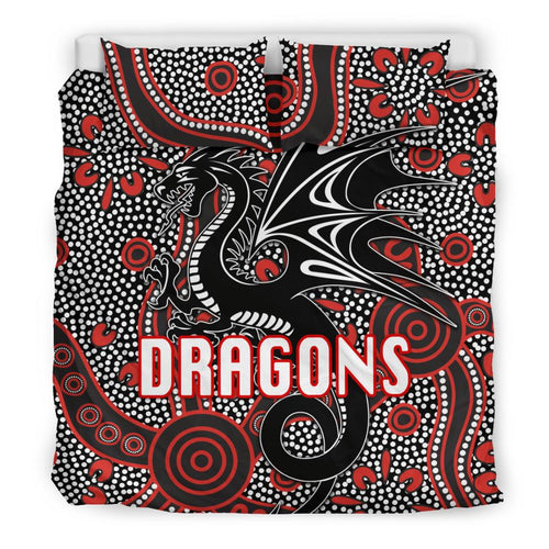 st-george-dragons-bedding-set-unique-indigenous
