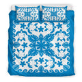 turtle-with-hibiscus-royal-blue-bedding-set