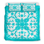 turtle-with-hibiscus-royal-turquoise-bedding-set