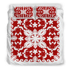 turtle-with-hibiscus-royal-white-bedding-set
