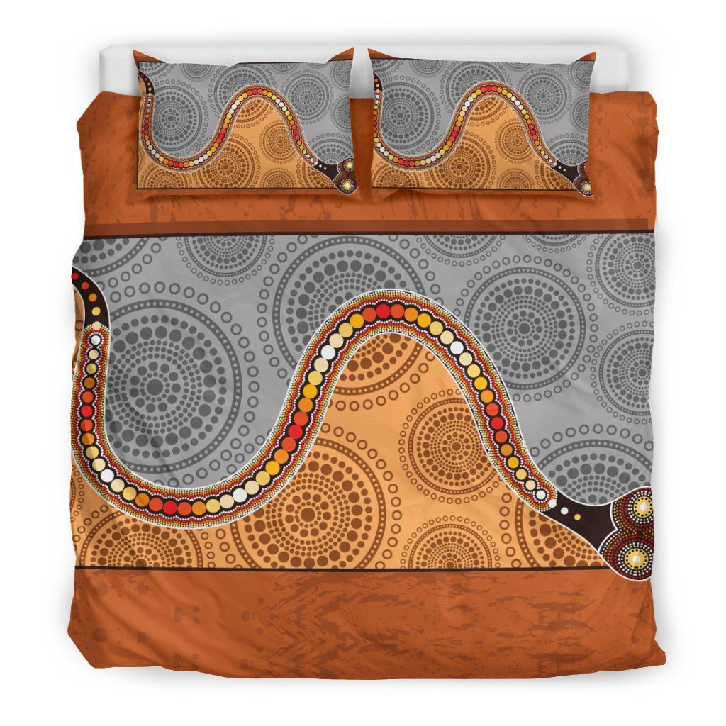 aboriginal-bedding-set-indigenous-snake