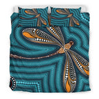 aboriginal-bedding-set-indigenous-dragonfly