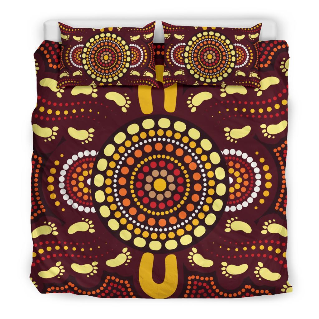 aboriginal-bedding-set-indigenous-circle-footprint