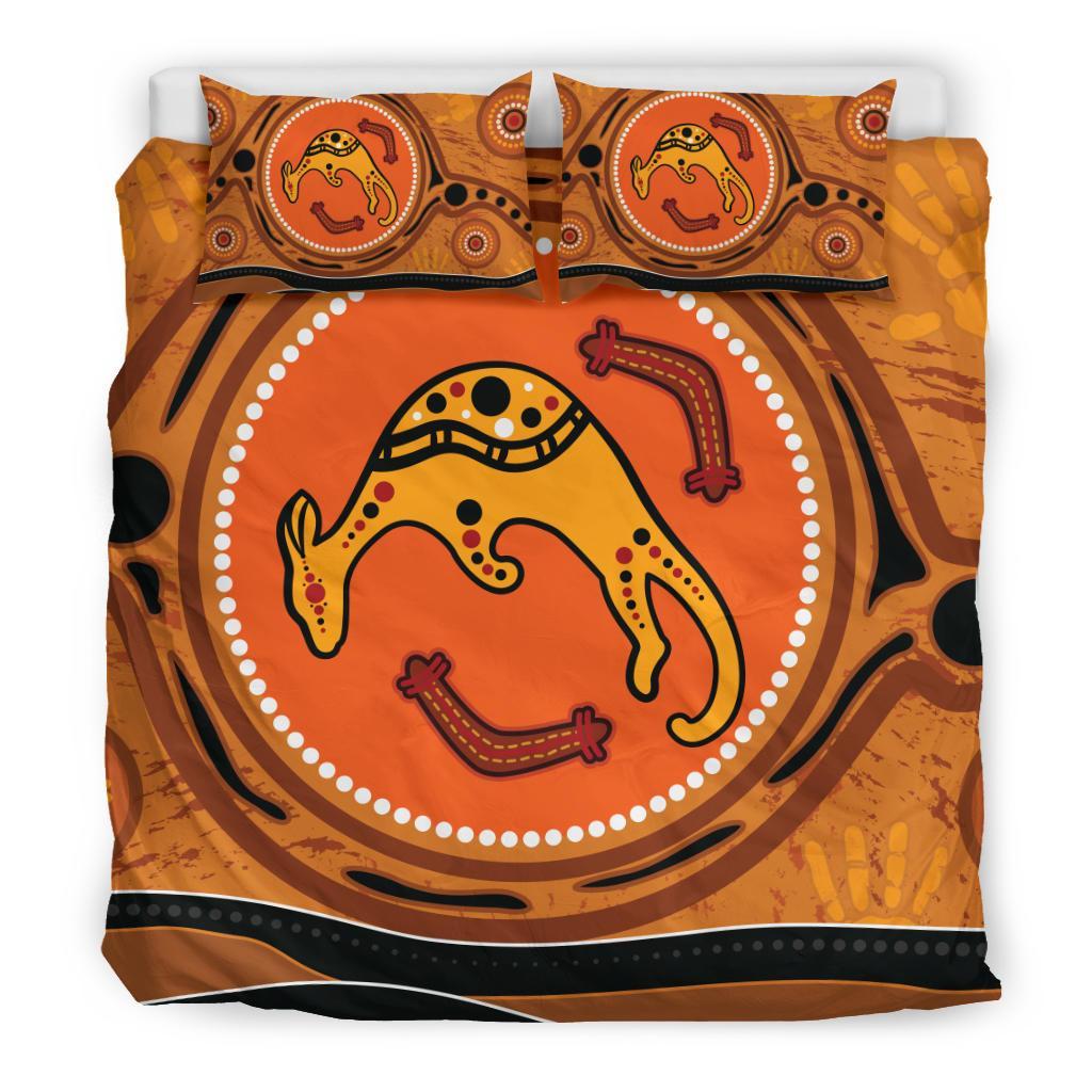 aboriginal-bedding-set-indigenous-kangaroo-circle-dot-painting
