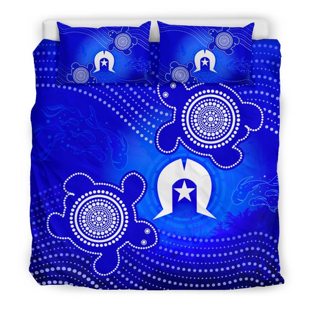 torres-strait-islanders-bedding-set-torres-symbol-with-turtle