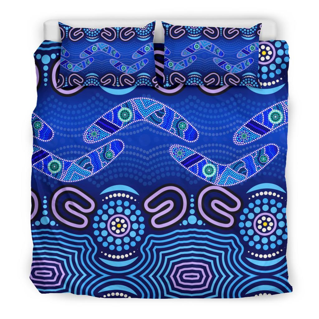 aboriginal-bedding-set-boomerangs-and-dot-painting-art-ver02