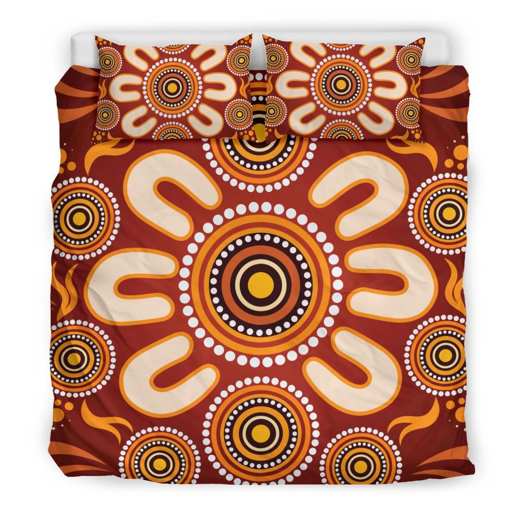 aboriginal-bedding-set-circle-flowers-patterns-ver02
