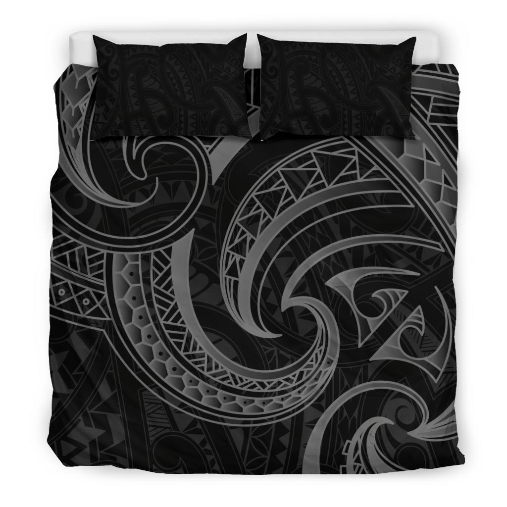 new-zealand-maori-mangopare-bedding-set-polynesian-black