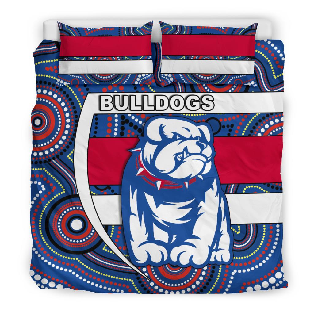 western-football-bulldogs-bedding-set-redamancy-indigenous-australian
