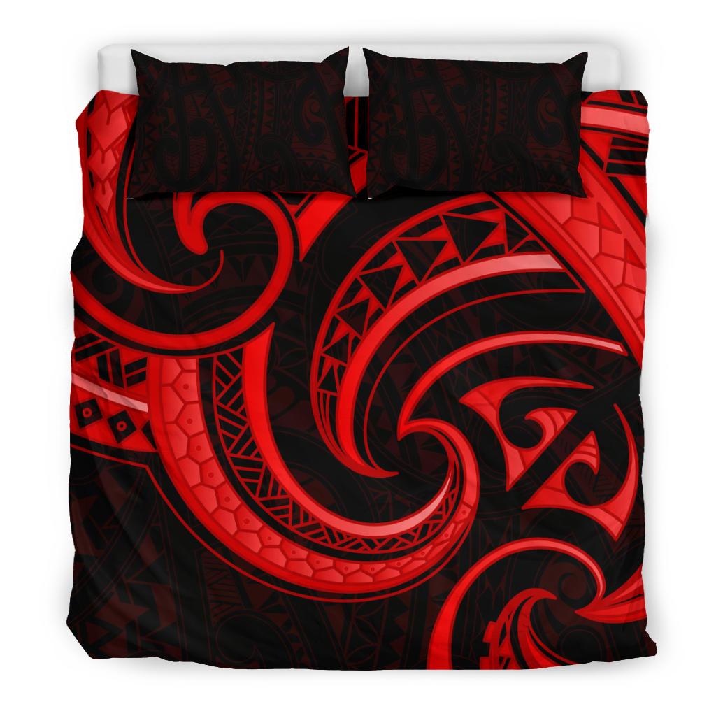new-zealand-maori-mangopare-bedding-set-polynesian-red