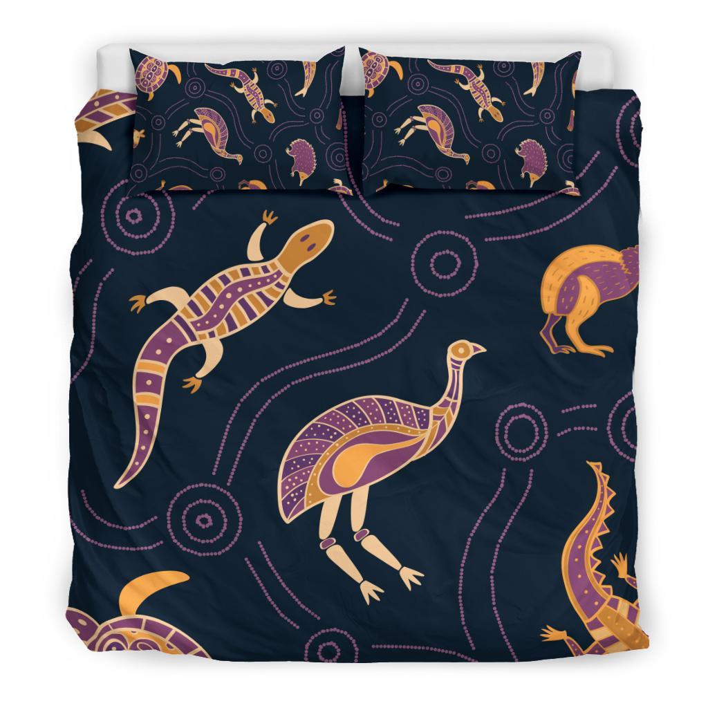 bedding-set-indigenous-animals-patterns