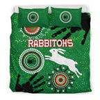 south-sydney-rabbitohs-indigenous-bedding-set-country-style