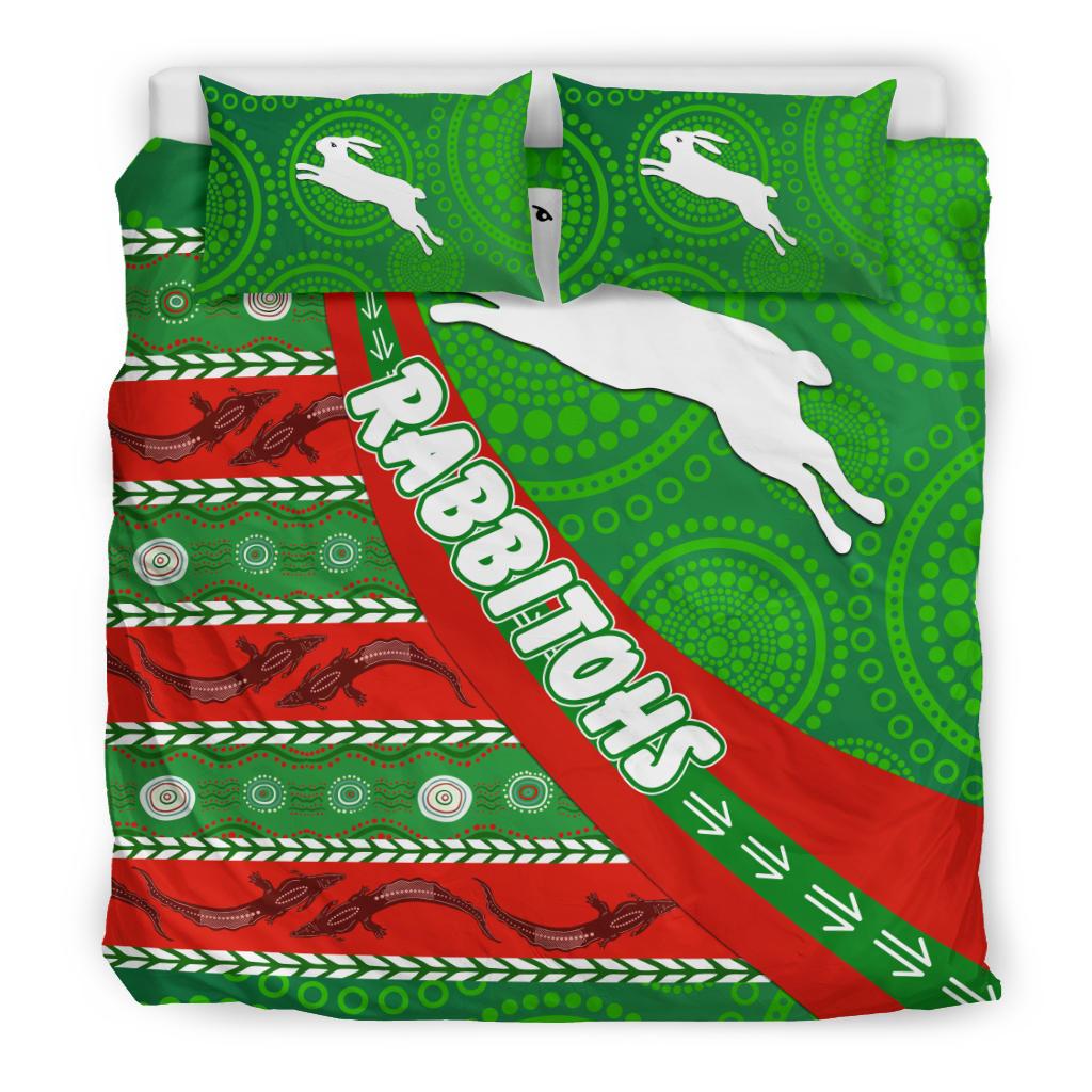 south-sydney-rabbitohs-aboriginal-bedding-set-victorian-vibes
