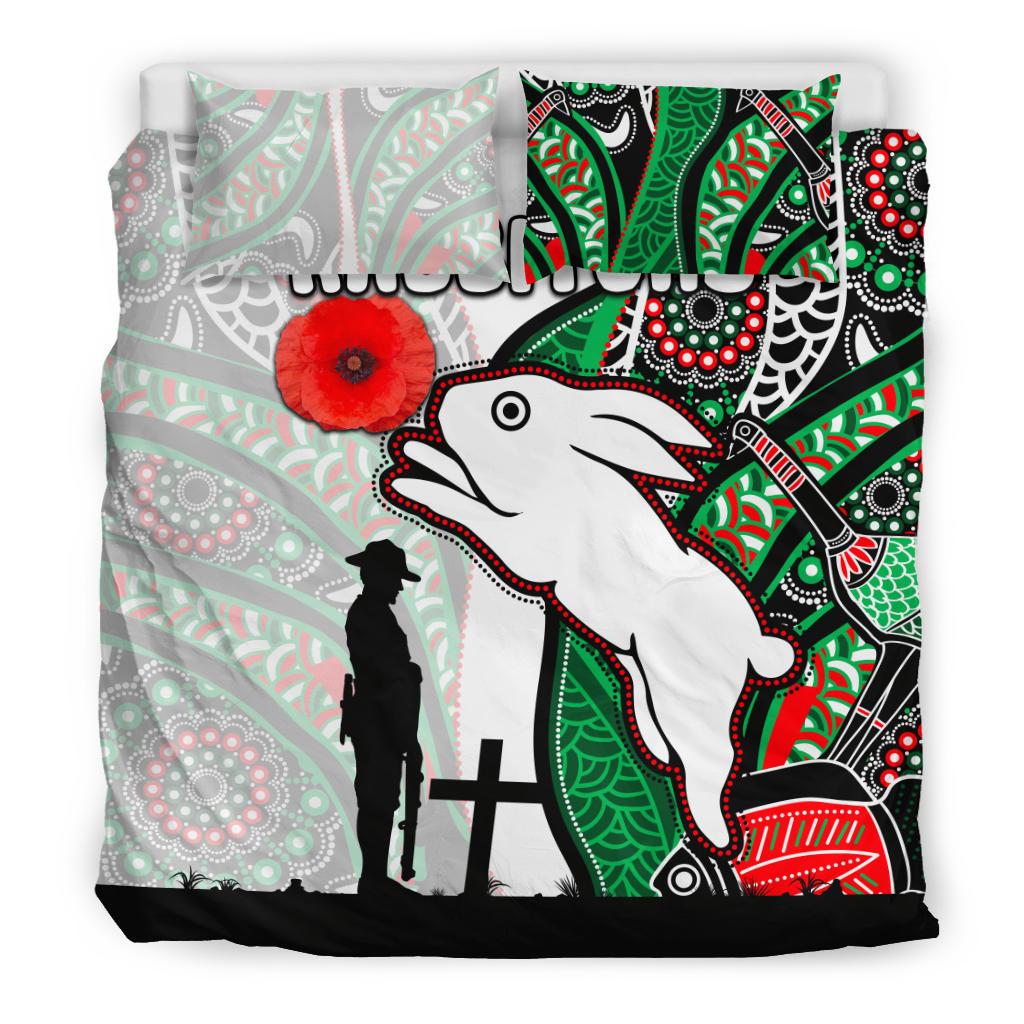 rabbitohs-bedding-set-indigenous-anzac-day