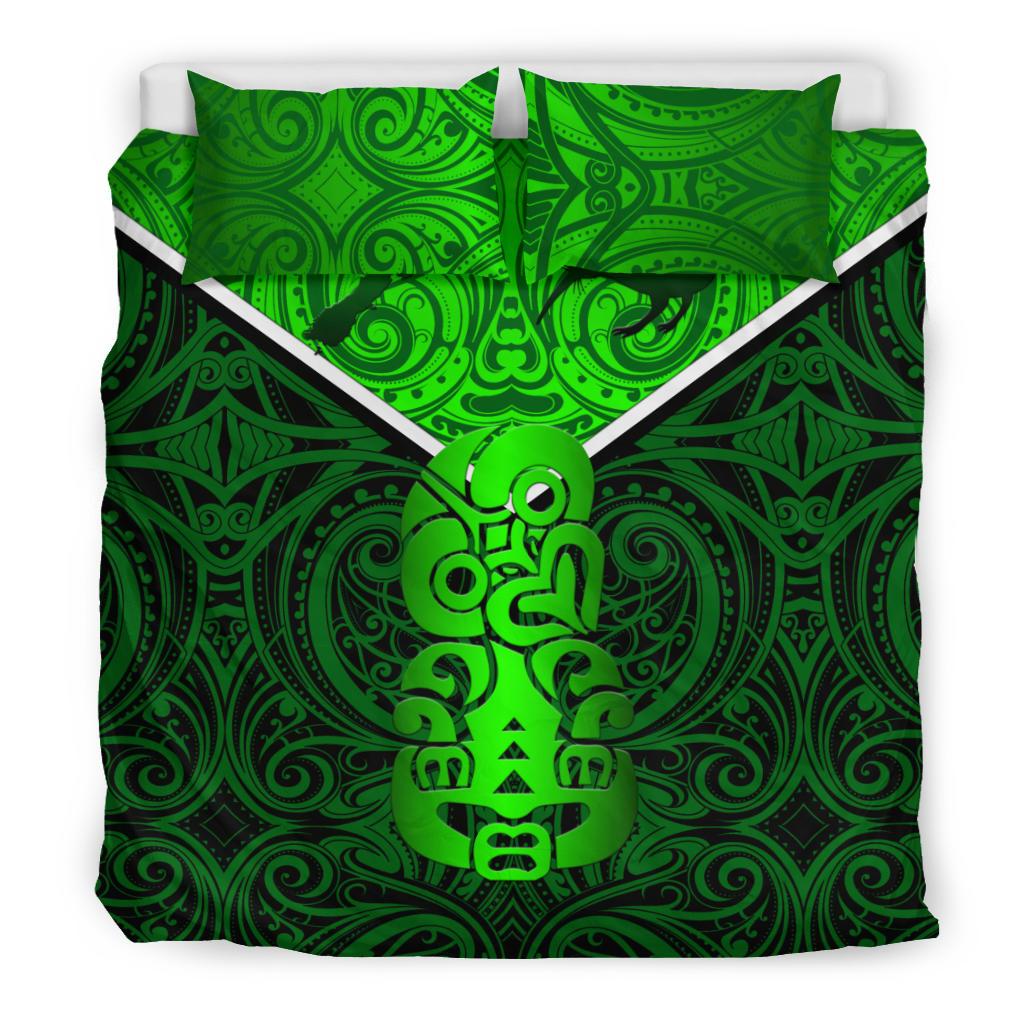 new-zealand-maori-rugby-bedding-set-pride-version-green
