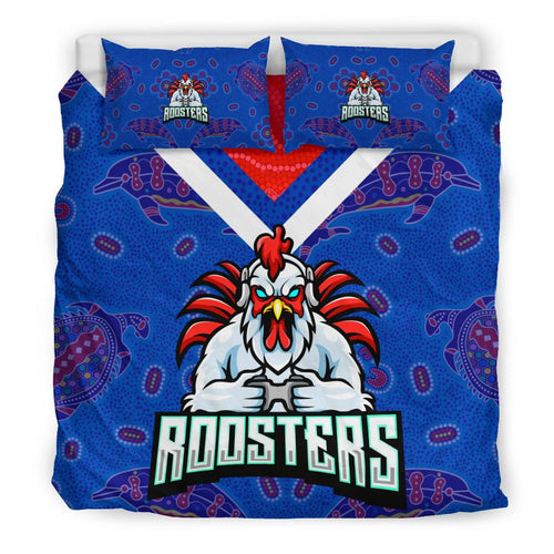 sydney-roosters-indigenous-bedding-set-prairie-style-no-1