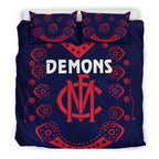 melbourne-demons-indigenous-bedding-set-football