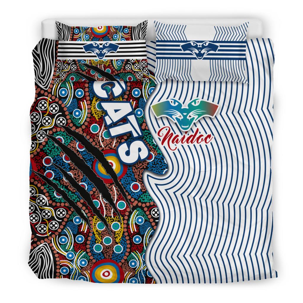 geelong-naidoc-week-bedding-set-cats-indigenous-version-special