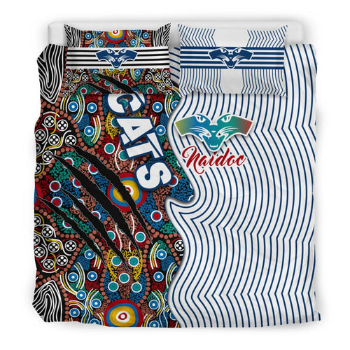 geelong-naidoc-week-bedding-set-cats-indigenous-version-special