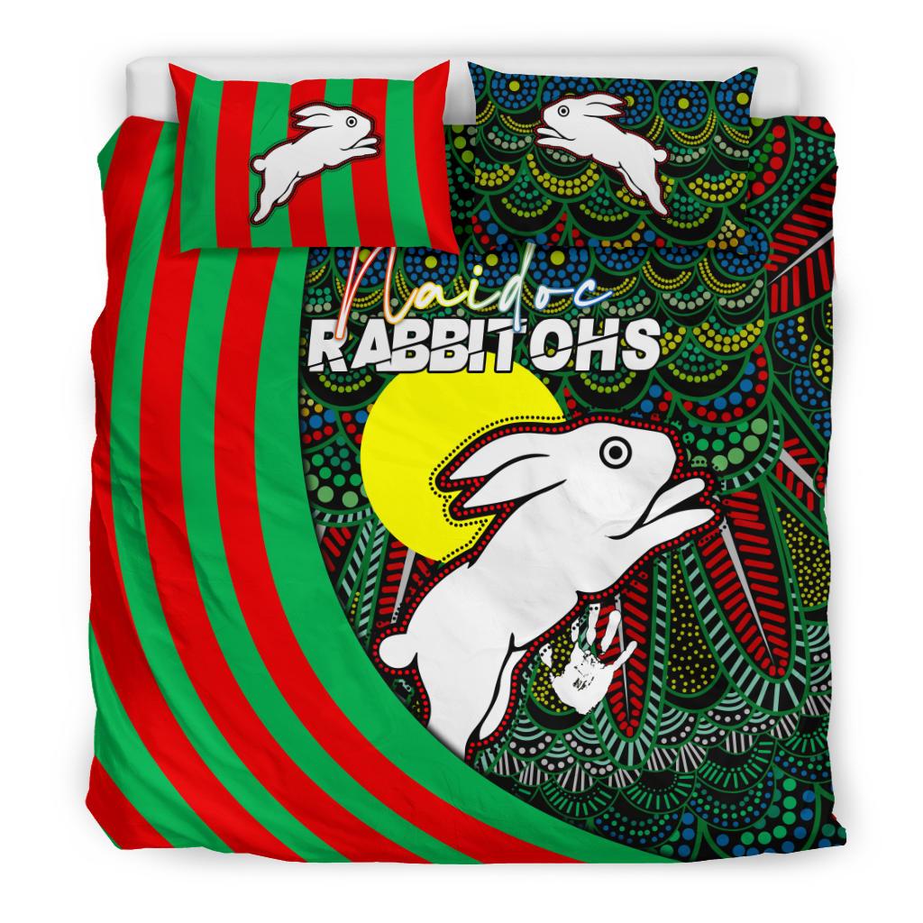 rabbitohs-naidoc-week-bedding-set-indigenous-version-special