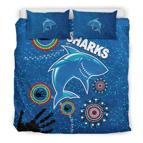 naidoc-sharks-bedding-set-cronulla-aboriginal-style